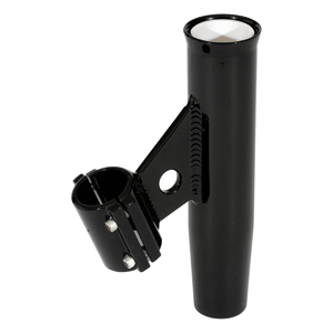 59859XX - White or Black  Aluminum - Vertical Mount Clamp-On Rod Holder -  FOR:1.050, 1.315,1.66,1.90
OR ,2.375 PIPW O.D.  1/24