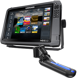 73167 - Lowrance HDS-12 LIVE w/Active Imaging 3-in-1 Transom Mount & C-MAP Pro Chart 1/24