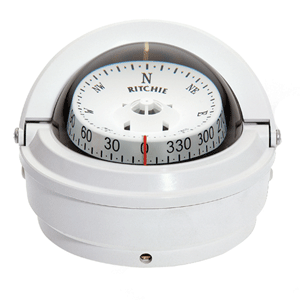36545 - RITCHIE S-87W VOYAGER SURFACE MOUNT  COMPASS - WHITE 1/24