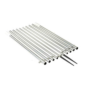 31310 - Outrigger Poles 2 OD Lee's 19' Extra Strong Bright Silver 1/24