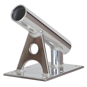 54866 - Center Rigger Holder - 30°  Lee's MX Pro Series Fixed Angle  - 1.5 ID - Bright Silver 1/24