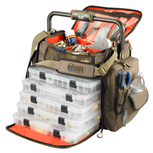 46833 - Wild River 46833 FRONTIER Lighted Bar Handle Tackle Bag w/5 PT3700 Trays 12/21