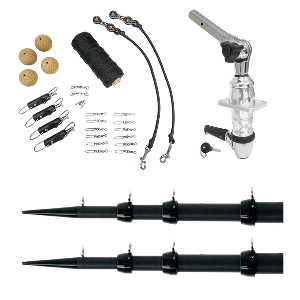 88679-00 - Tigress XD Top Mount System - 18' Carbon Fiber Black/Black Ultimate Rigging Kit 1/23