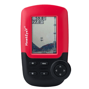 57785 - HawkEye FishTrax™ Handheld Fish Finder w/HD Color VirtuView™ Display 1/24