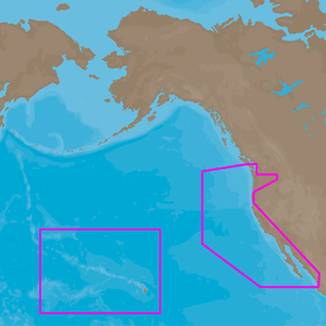 48109 - C-MAP 4D NA-D024 - USA West Coast & Hawaii - Full Content 1/24
