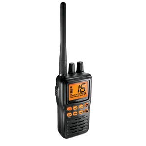34176 - Submersible Handheld VHF Radio Uniden MHS75 HH w/ Li-Ion battery DC charger only 1/24