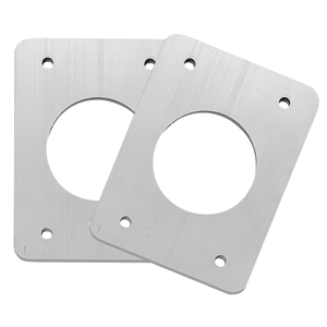 42105 - Outrigger Backing Plates TACO (42105) f/Grand Slam Outriggers - Anodized Aluminum (pair) 2/24