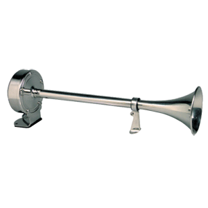 41509 - Ongaro Deluxe SS Single Trumpet Horn - 12V         1/24