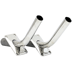 Tigress Side Mount Outrigger Holders Fabricated 304 S.S 1-1/8" I.D.-Pair 88504