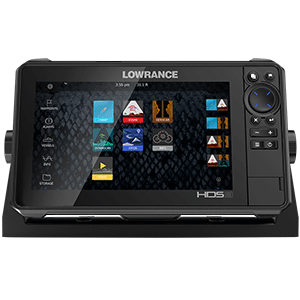 96129 - GPS/Fishfinder Combo - Lowrance HDS-9 LIVE w/Active Imaging 3-in-1 Transom Mount & C-MAP Pro Chart 1/24