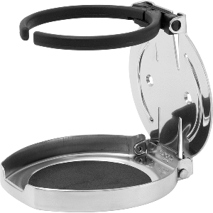 79920 - Stainless Steel  Folding Drink Holder - 304 Stainless Steel - Adjustable SEA DOG 1/24