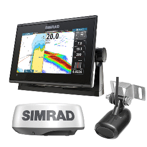 102852 - Simrad GO9 XSE Combo w/Transom Mount Transducer 83/200 kHz & HALO20 Package  4/24