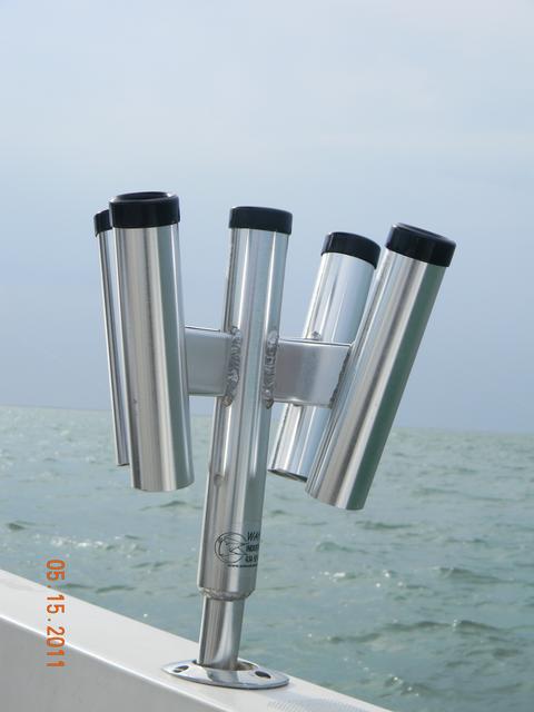 5 Rod Holder Cluster - Wahoo 3/23 - 123-5