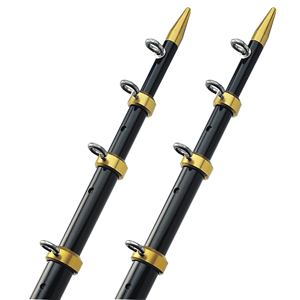 39129 - Outrigger Poles TACO (39129) 15' Telescopic 1-1/8 - Black/Gold 2/24