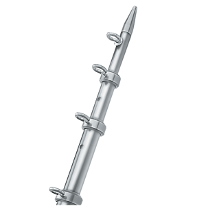 58990 - 15ft Silver/Silver Outrigger Poles - 1-1/8 Diameter TACO  2/23