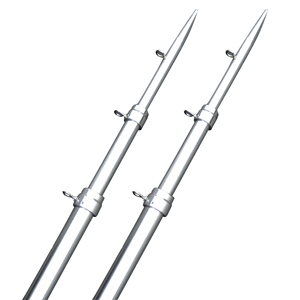 57413 - Rupp Top Gun 9' Telescoping Outrigger Poles (pair)for Rod Holder Mount 2/24