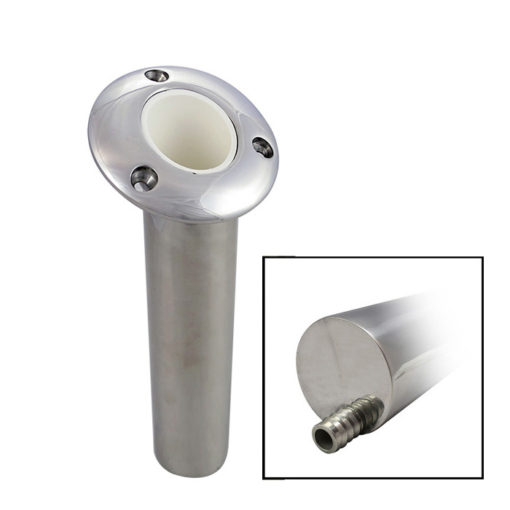 30 degree flush mount rod holders, stainless steel flush mount