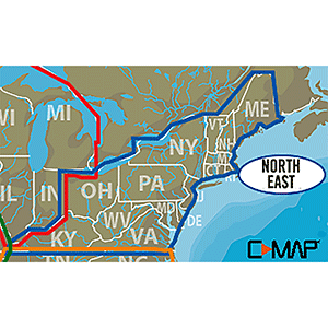 87548 - C-MAP M-NA-Y213-MS US Lakes East REVEAL™ Inland ChartS   1/24