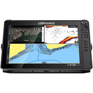 73170 - GPS/Fishfinder Combo - Lowrance HDS-16 LIVE w/Active Imaging 3-in-1 Transom Mount & C-MAP Pro Chart 8/22