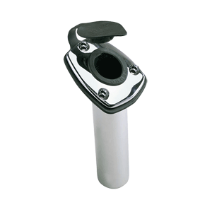 30 Degree Flush Mount Stainless Steel Rod Holder – With White Liner – For Boats – Seachoice 50-89021