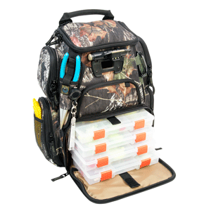 48337 - Mossy Oak Backpack w/4 PT3500 Lighted Trays Compact Wild River RECON   2/24