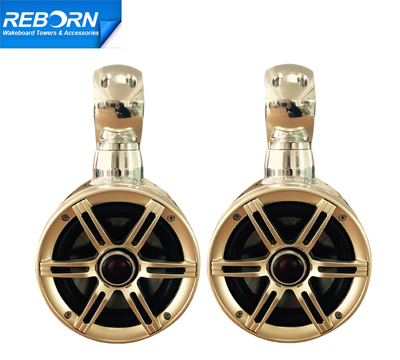 215 - Pair of Reborn Single Rotatable Wakeboard Speaker 6-1/2in   8/22