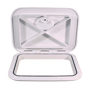 94038 - Beckson 11 x 15 Flush Hatch White - ASA Material - Acrylonitrile Styrene Acrylate 2/24