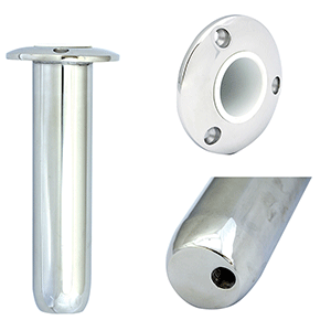 zero(0)degree flush mount rod holders,stainless flush mount rod