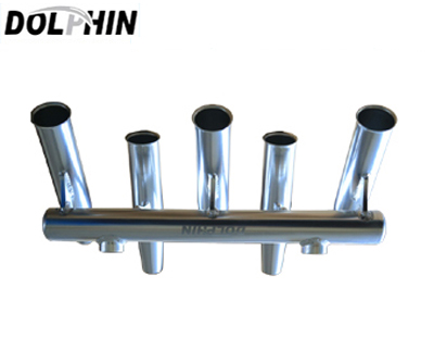 5 ROD RACK FOR T-TOP fits 2 Inch OR 1 1/2 Inch Aluminum Tubing- Dolphin  1/24 - 74