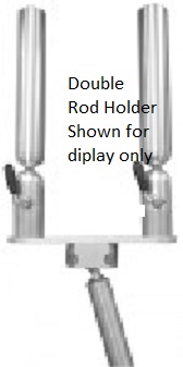 PKSGM-SS - Cisco - Single Rod Holder w/Cross Plate and Gimbal Mount/Locking Straight Slot -( Double Rod Holder Shown)