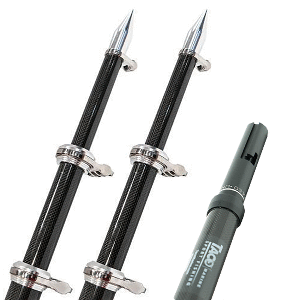 87497 - TACO 20' Carbon Fiber Twist & Lock Outrigger Poles f/GS-450, GS-500 & GS-1000 Bases - Black 2/23