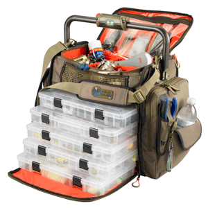 46833 - Wild River 46833 FRONTIER Lighted Bar Handle Tackle Bag w/5 PT3700 Trays 2/24