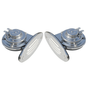 41523 - Ongaro Mini Dual Drop-In Horn w/SS Grills High & Low Pitch  2/22