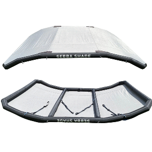 103144-55 - BOAT SHADE 6 x 9 ft. Grey Sun Shade f/Boats Up To 28' SEBBA 3/24