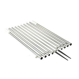 31098 - Outrigger Poles Lee's 16' Extra Strong Bright Silver Sidewinder Only 3/23