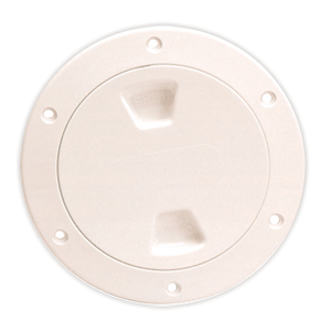 46416XX - Screw-Out Deck Plate-Choose Size & Color Smooth Center Screw-Out Deck Plate - Beckson 7/22
