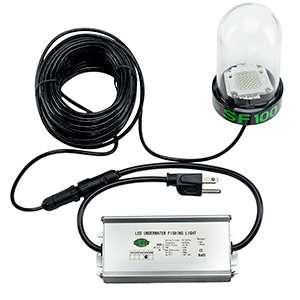 64979 - Underwater Dock Light - Green Anchored To Bottom Hydro Glow SF100G 100W/120VVAC    1/24