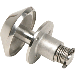 WC6970 - RING BUOY CLEAT 316 STAINLESS STEEL SPRING-LOCK - ROUND  8/23