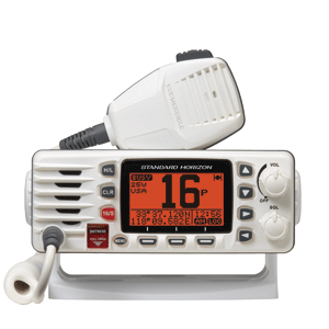75186 - Fixed Mount VHF Radio - White or Black Standard Horizon GX1300W Eclipse Ultra Compact  3/23