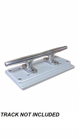 XPCLT-TR - CISCO TRACK CLEAT - 6 Stainless Steel Cleat on Track Mount  1/24