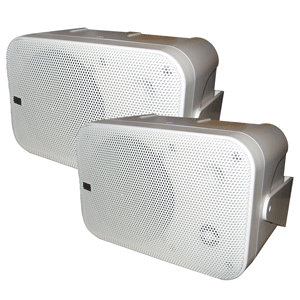 13571 - Waterproof Box Speakers - (Pair) White PolyPlanar 12/20