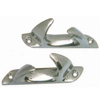 6054S - Skene Angled Bow Chocks 4-1/2, 6 or 7-7/8 Stainless Steel  1/24