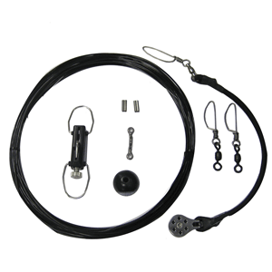 53024 - Rupp Center Rigging Kit w/Klickers - Black Mono 45'  ** 2/24