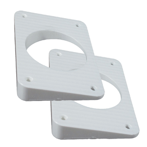 51821 - TACO Wedge Plates f/Grand Slam Outriggers - White  2/24