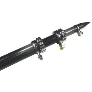 59001 - 16' Carbon Fiber Outrigger Poles - Pair - Black - TACO 2/23