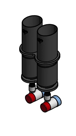TTB-MULTI - Tuna Tubes-Carbon Fiber Choose no of Tunes, Pumps and Brackets 1/26